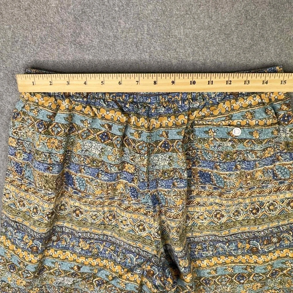 Vintage Reyn Spooner Men Swim Shorts Size L Hawaiian‎ Art All Over Print Coastal